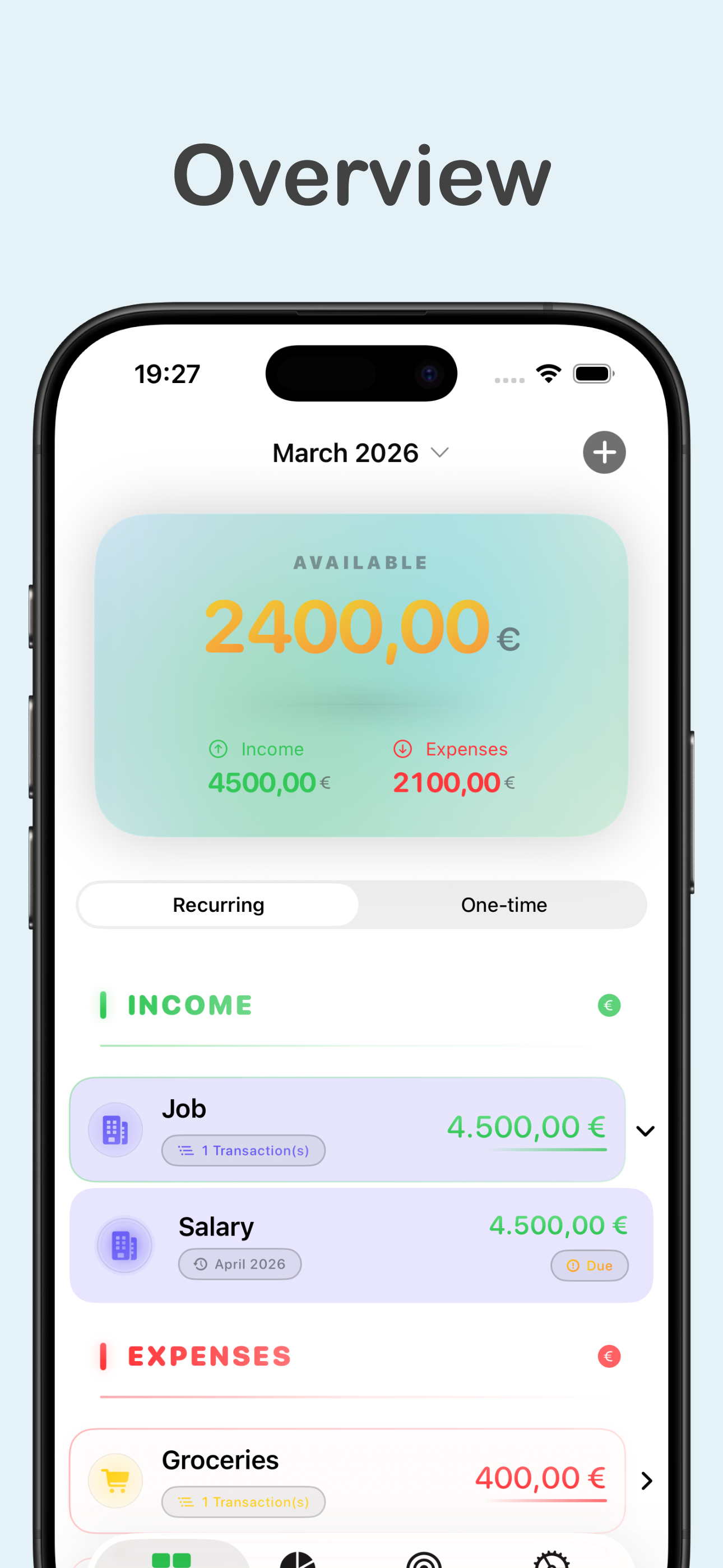 Monetheus App Preview
